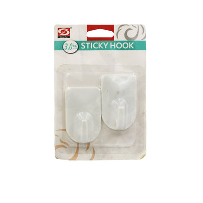 Hooks 2Pc 6Cm Self Adhesive Plastic Hong Fei