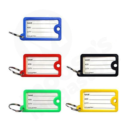 Key Holder 8Pc Name Tag Rectangle  Samson