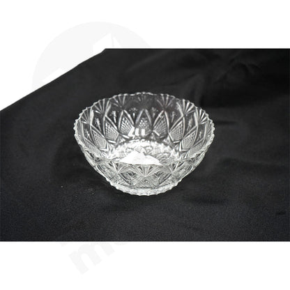 Bowl 5In Clear Embossed Crystalite Tti