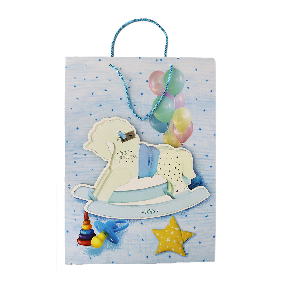 Gift Bag 32X26X10Cm Baby Shower