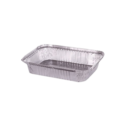 Foil Cont Aluminium  5Pc 21X16Cm With  Paper Lid