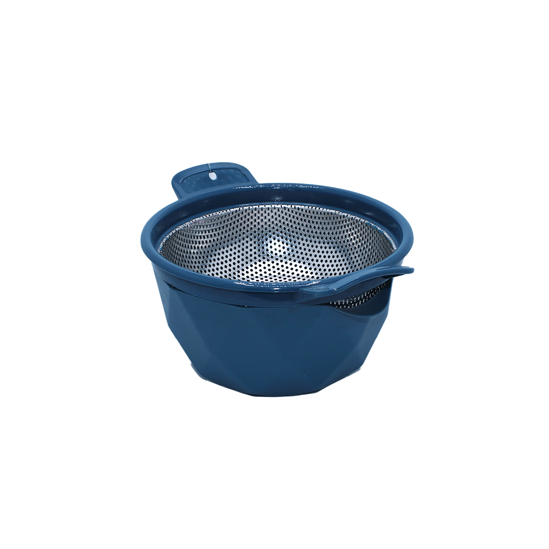 Basin With Strainer 21Cm Plastic