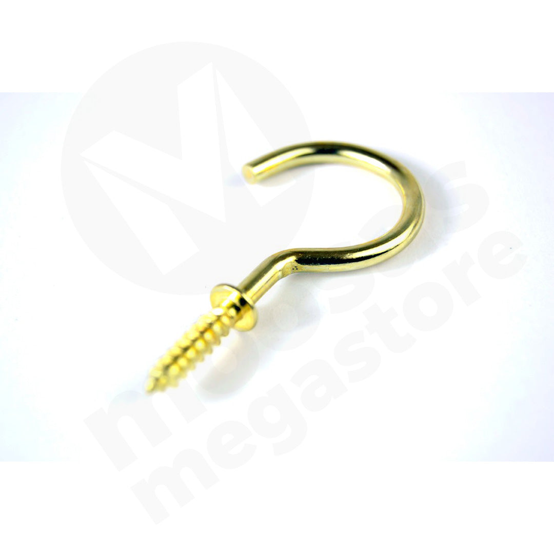 Cup Hooks 50Mm Brass