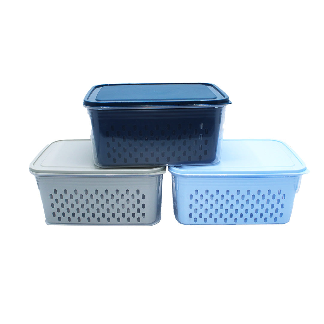 Container With Strainer 6Pc 850/1750/3300Ml