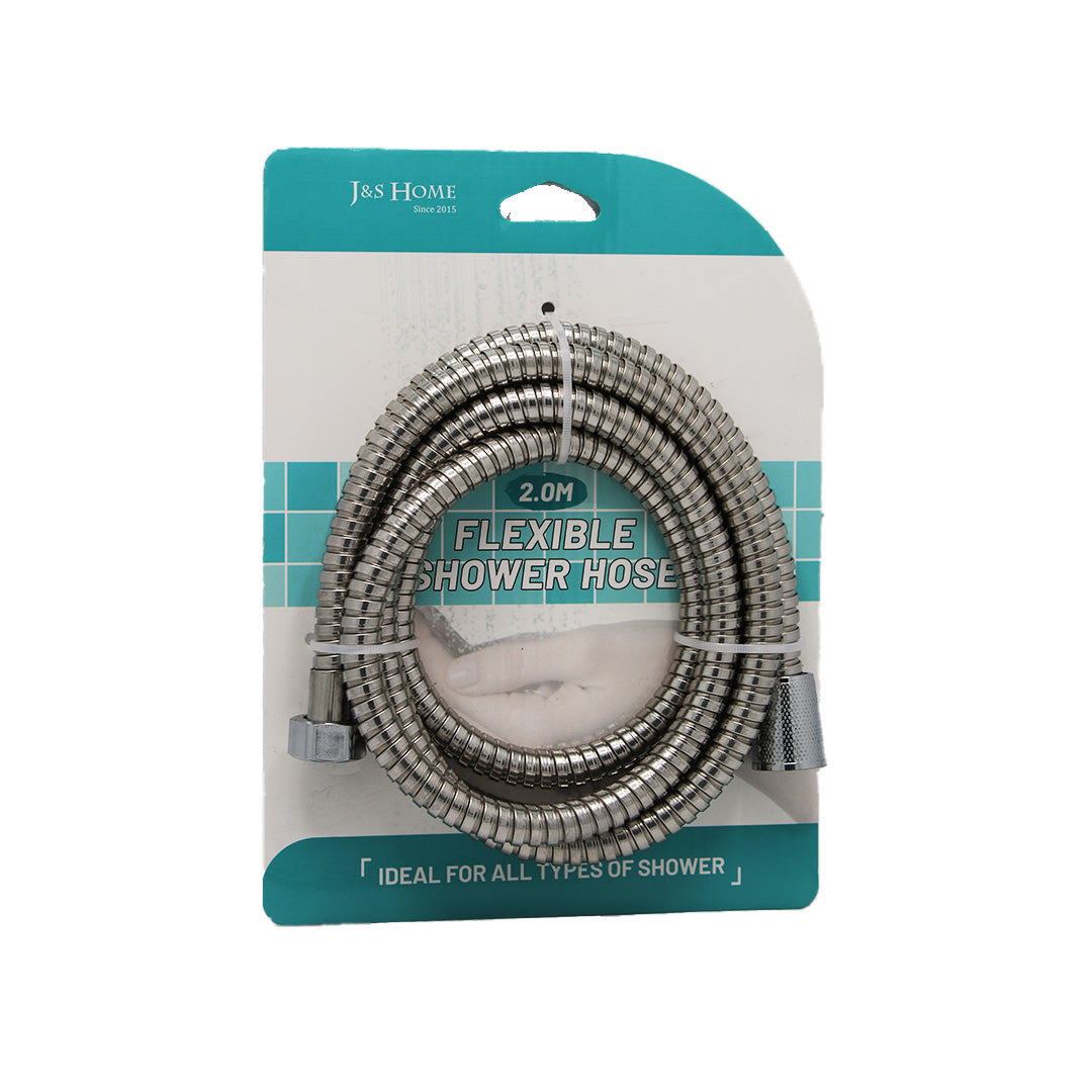 Shower Hose 2M Flexible Silver J&S Home