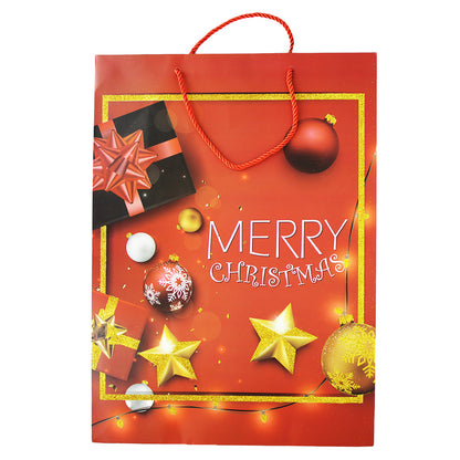 Gift Bag 32X26X10Cm X-Mas Glitter