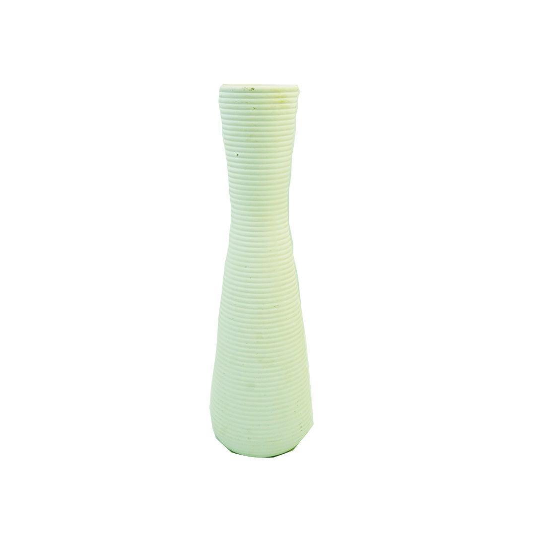 Vase Porc 38X8Cm Ribbed