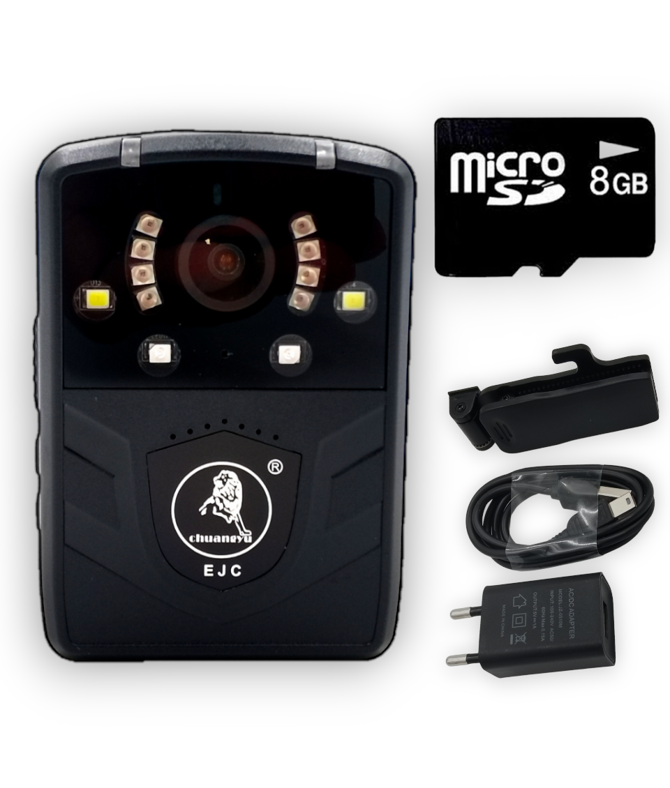 Cop Cam With 8Gb Memory Card