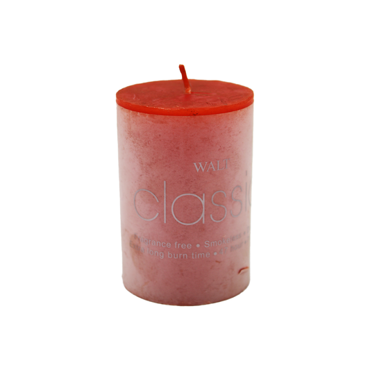 Candle 10X7Cm Round Fragrance Free  Classic