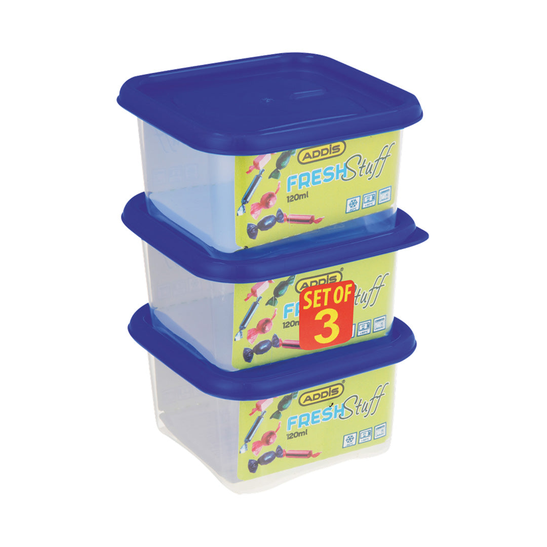 Addis Container 3Pc 120Ml Fresh Stuff