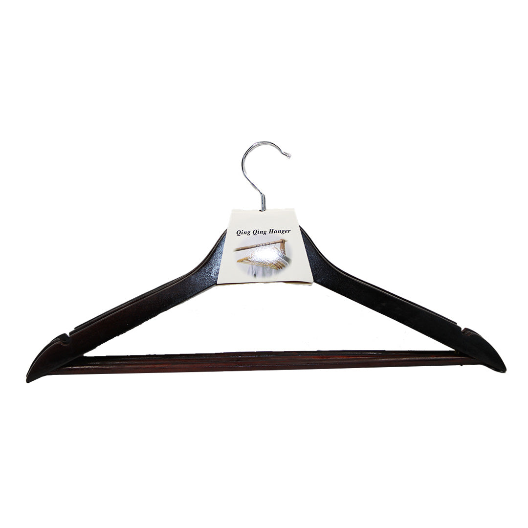 Hanger 3Pc Wooden Adult Dark Brown Image