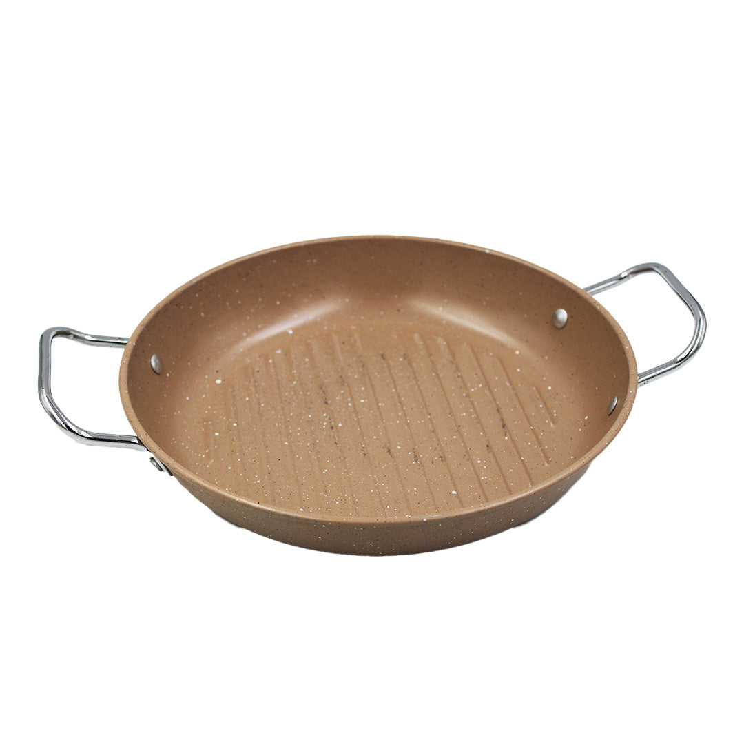 Grill Pan 24Cm 2Handle Stone