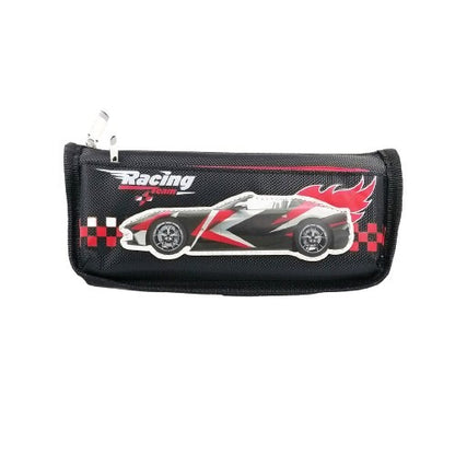 Pencil Case 22X9Cm Rectangular 2 Zip  Racing