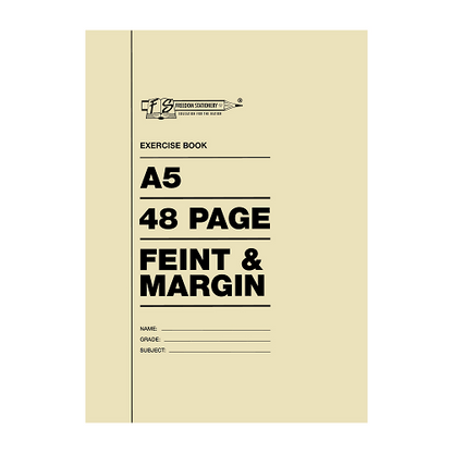 Marlin Exercise Book A5/48Page Feint /Margin