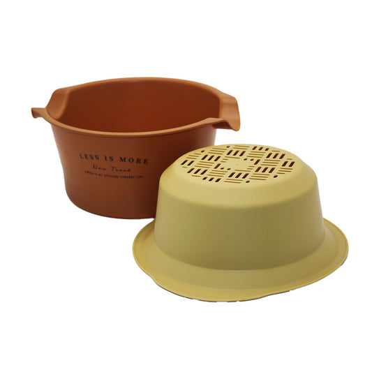 Colander With Bowl 2Pc 23X12Cm Plastic