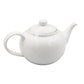 Tea Pot 12X9Cm Round White
