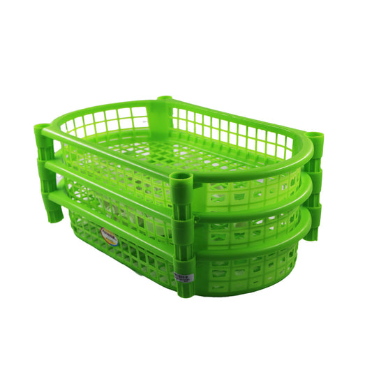 Vegetable  Rack 3Tier Oval 8034 Formosa