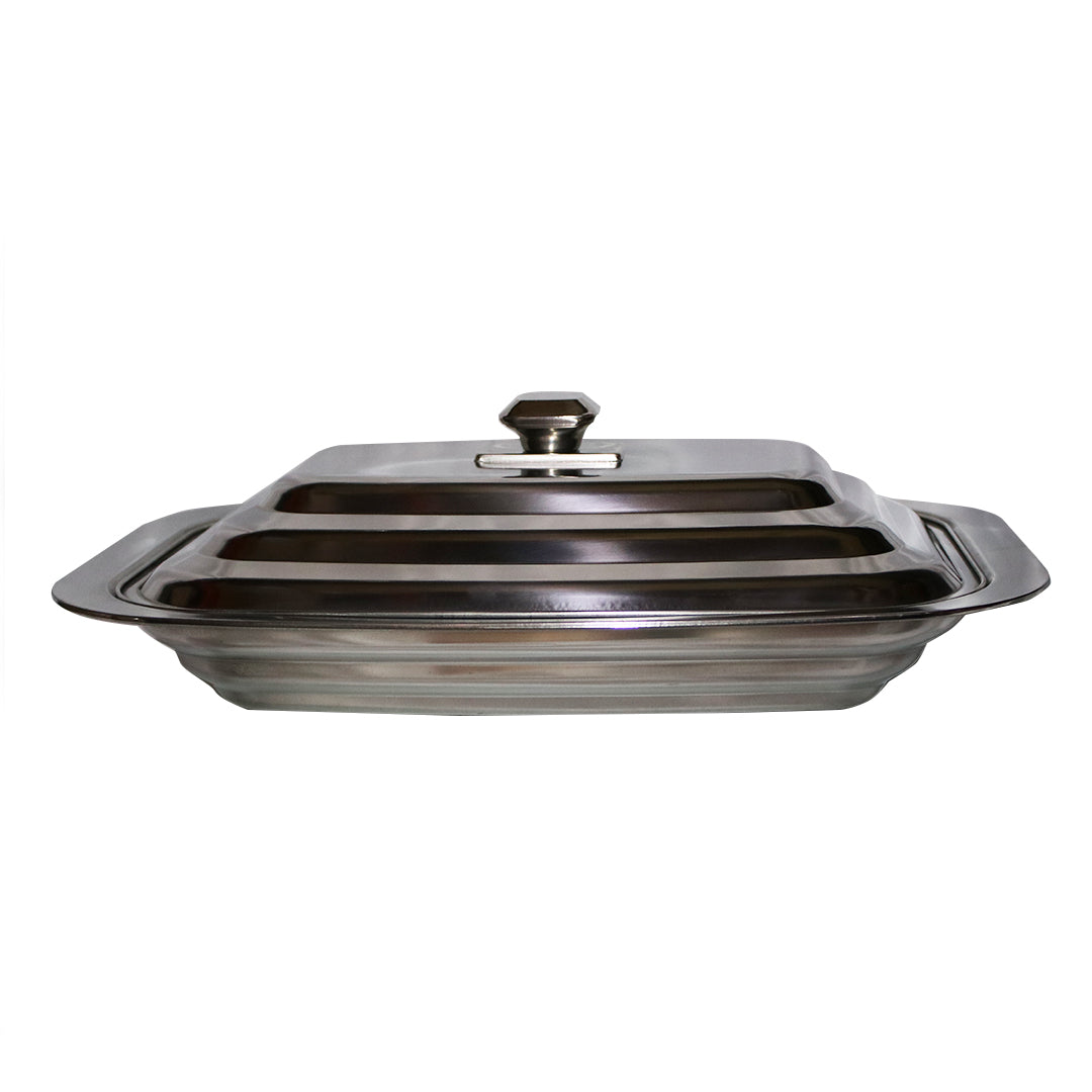 Roaster Pan With Lid 45X32Cm Stainless Steel