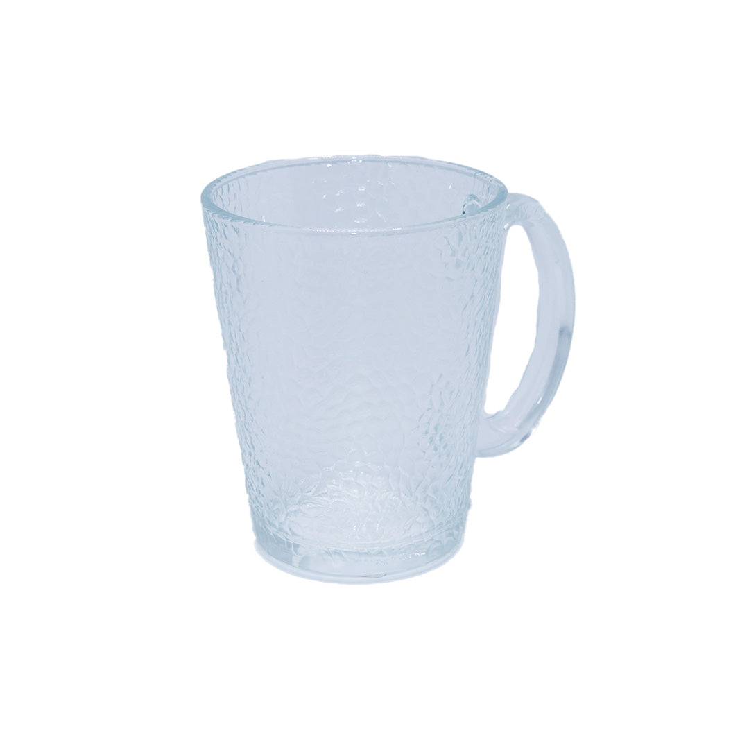 Mug 9.5X7.5Cm 250Ml Clear Embossed  Loose Jz-Zb003