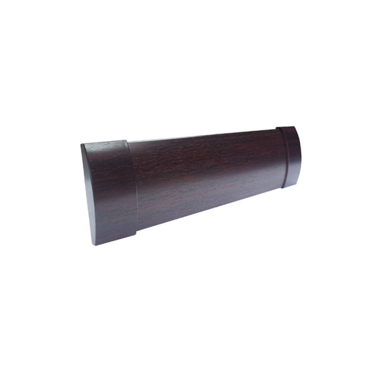 End Cap 85Mm Pvc 2Pc Mahogany