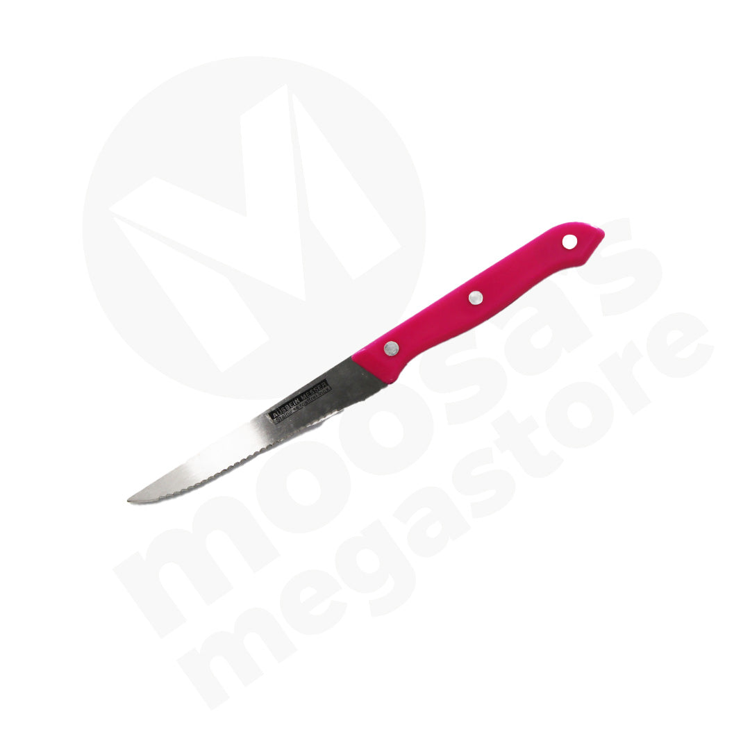 Knife Fruit 11Cm Plastic  Handle Serrated