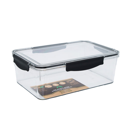 Container  21X14 X 9Cm Clear 4Lock Lid