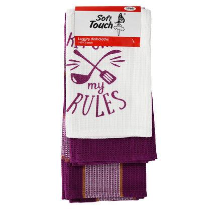 Tea Towel 3Pk Assorted Sales