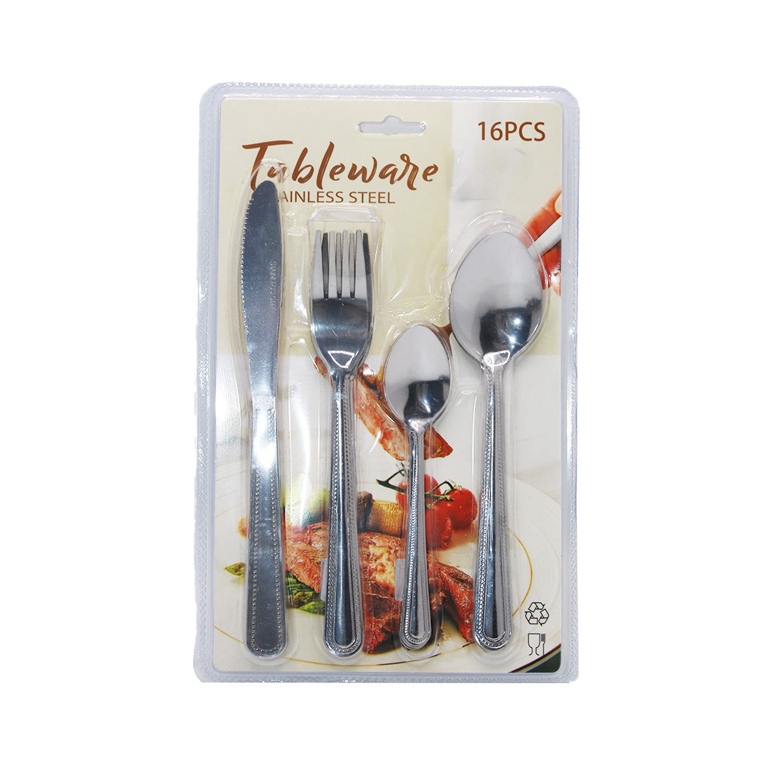 Cutlery Set 16Pc Blister Pack