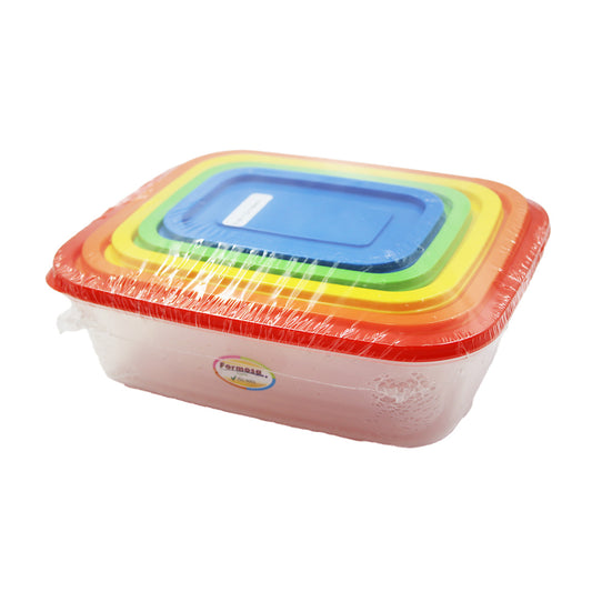 Container 10Pc 6150 Rainbow