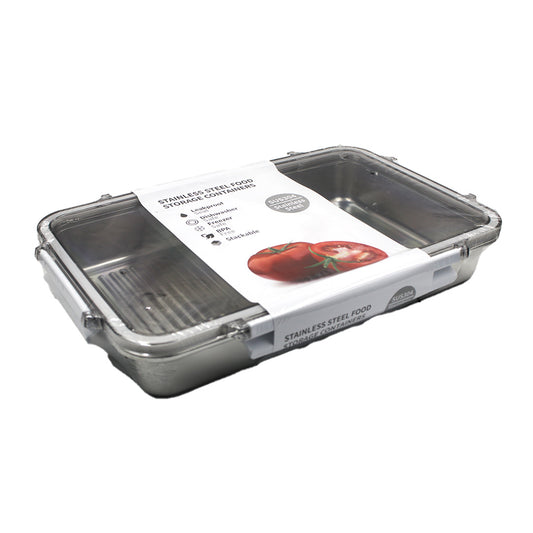 Food Container 36X24Cm 3L Stainless St Acrylic Lid