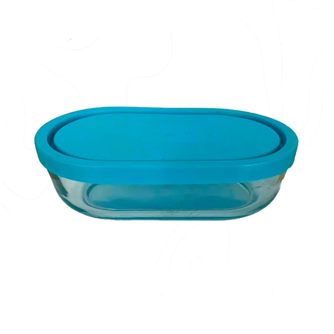 Bowl 20X14Cm Oval With Lid Peanut Pg