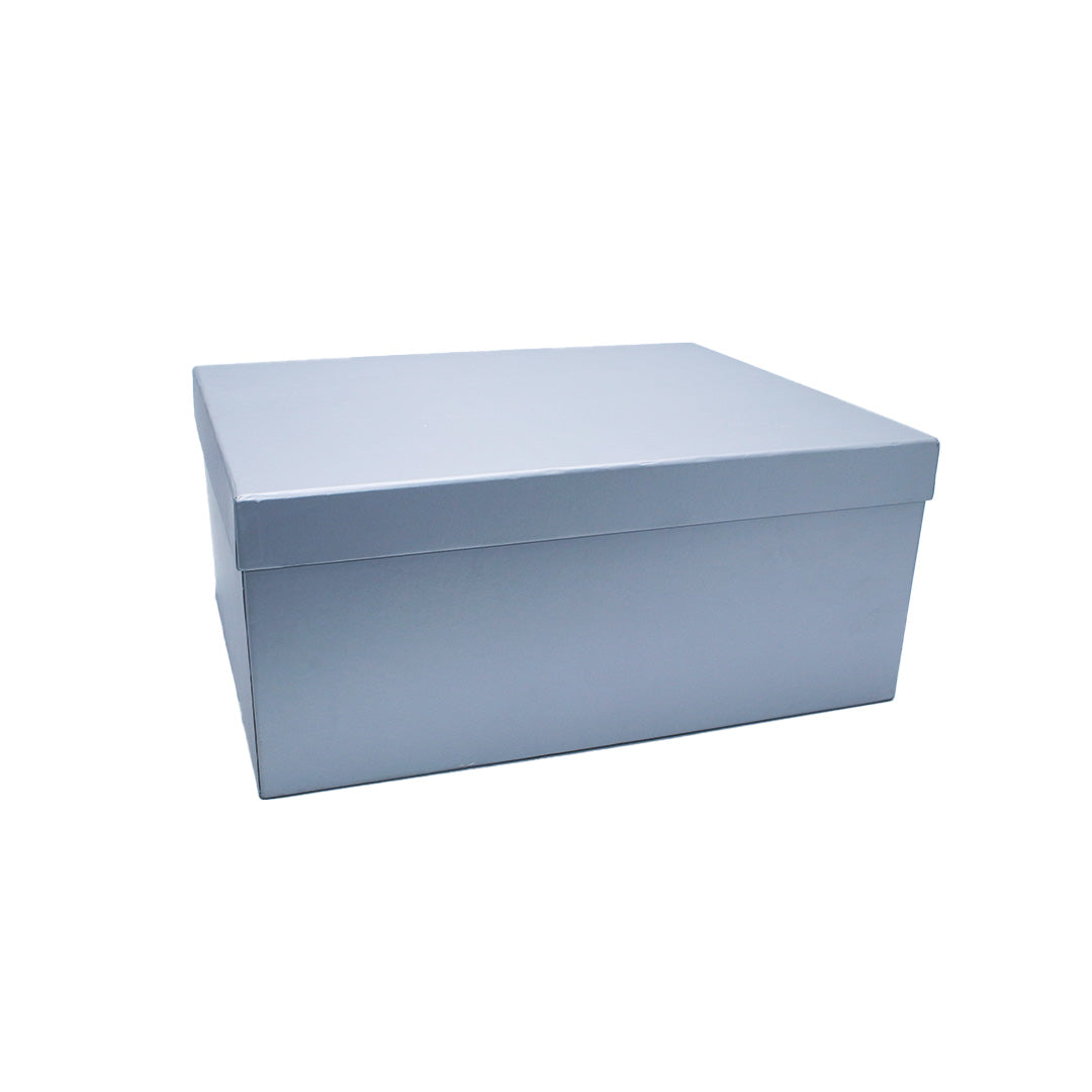 Gift Box 29X22X13Cm Plain Silver