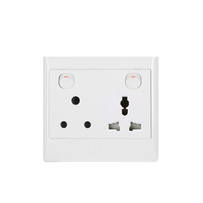 Wall Socket 4X4 With International 3 Pin