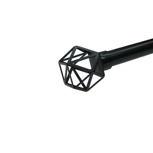 Finial 25Mm Geo Black