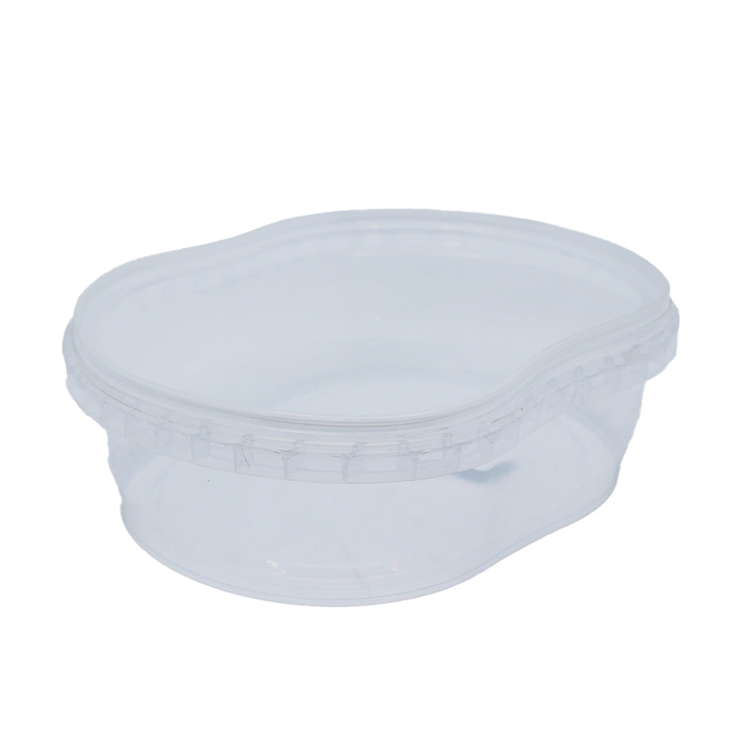 Container 1500Ml Clear Oval Bg