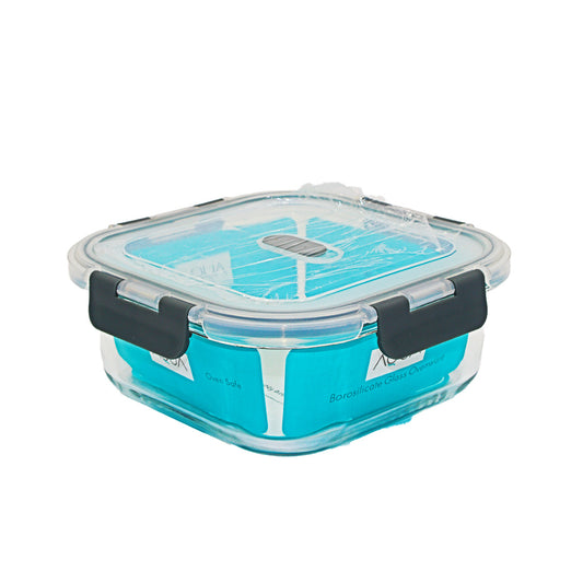 Aqua Container  Square 1.1L Borosilicate