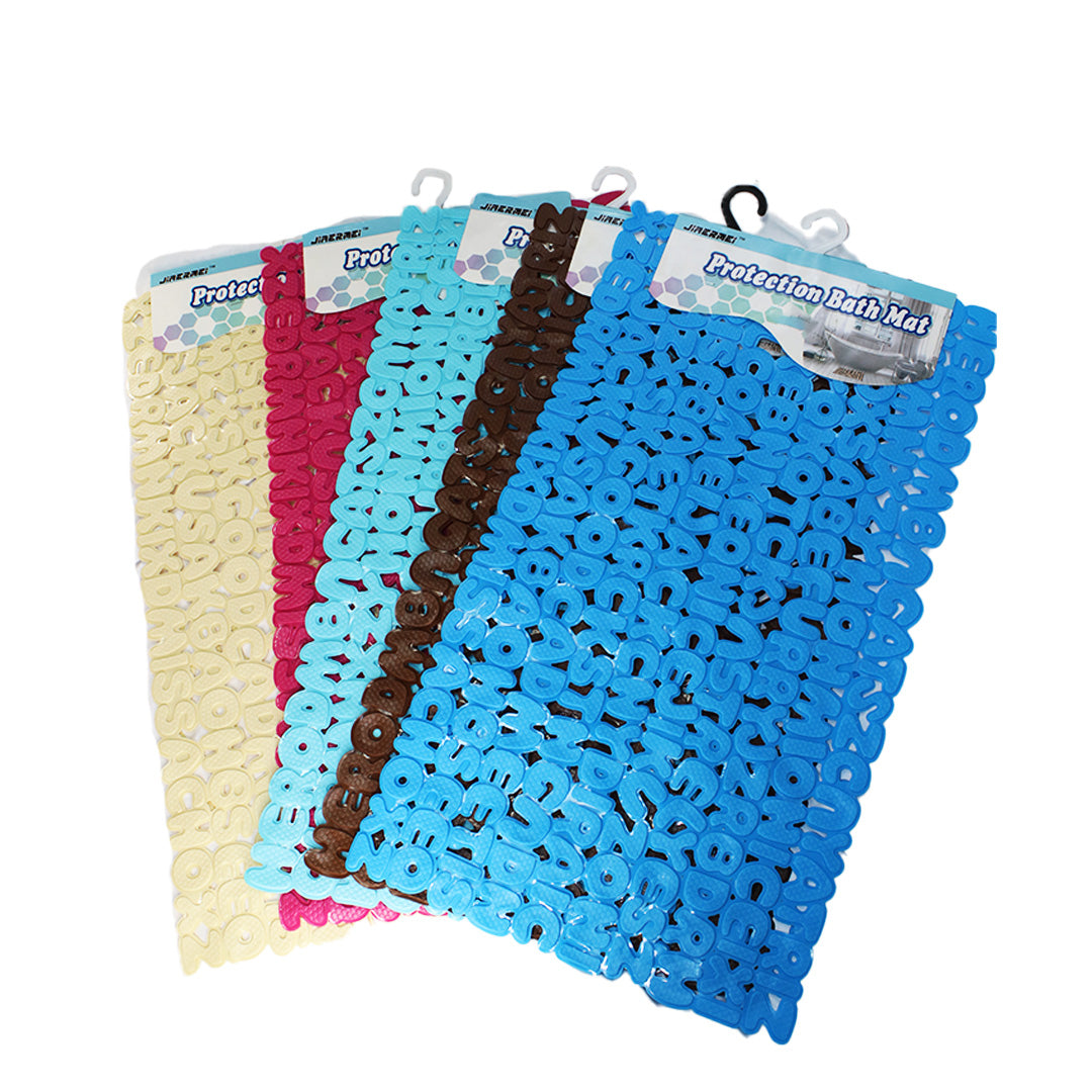 Bath Mat Safety 38X68Cm Suction Pvc Jiaermei