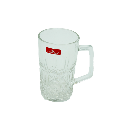 Beer Mug 300Ml 12.5X7.5Cm Embossed Astra Blue