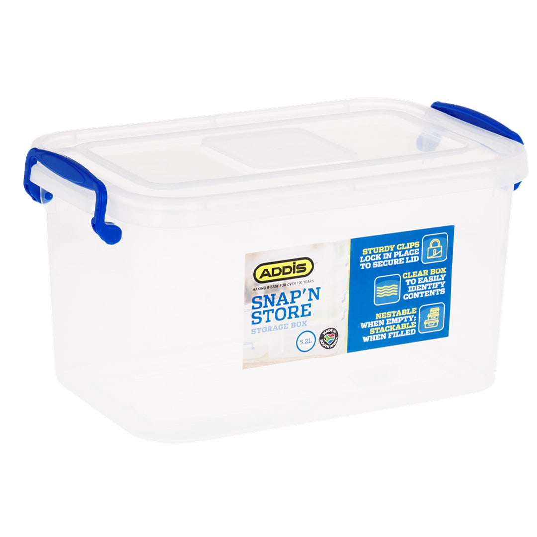 Addis Storage Box 5.2L Snap & Store