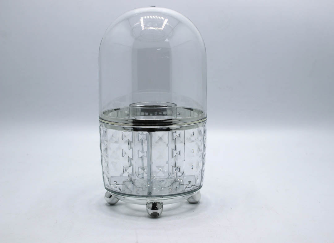 Cutlery Holder 23Cm Rnd With Lid Acrylic