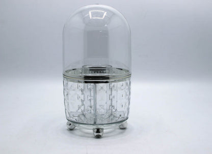 Cutlery Holder 23Cm Rnd With Lid Acrylic