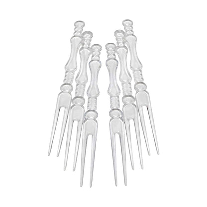 Fruit Fork 10Cm X 50Pc Plastic