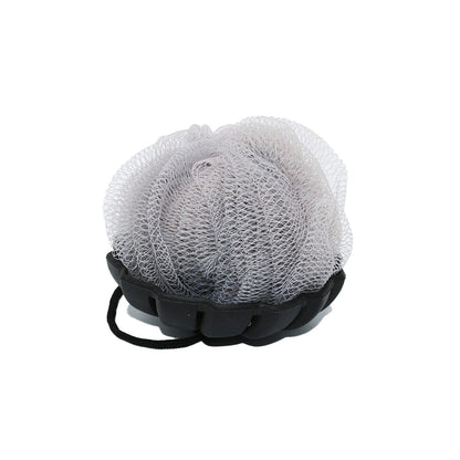 Bath Sponge With Rubber Scrubber