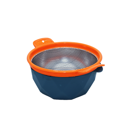 Basin With Strainer 23Cm Plastic