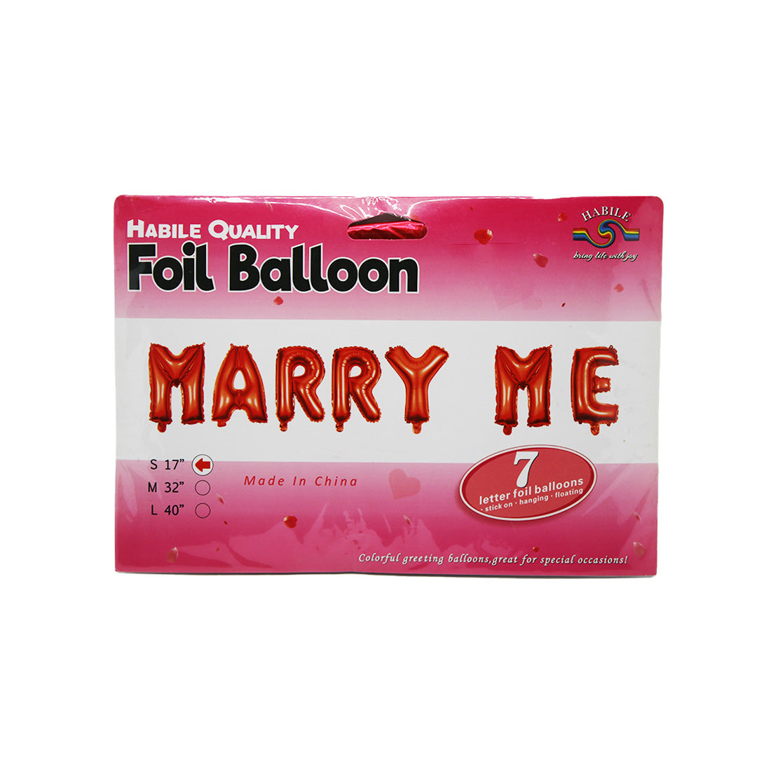 Baloon Foil 17" Marry Me