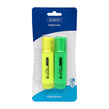 Marlin Highlighter 2Pc  Assorted