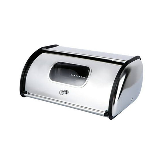 Bread Bin Small Window Stainless Steel  T/Home