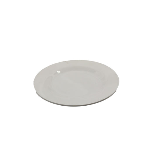 Melamine Side Plate 17.5Cm Round White Heavy Duty