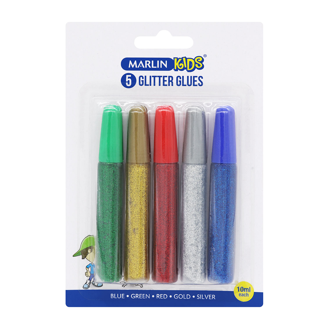 Marlin Glitter Glue 5Pc