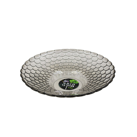 Bowl 22Cm Round Embossed  Tinted Assorted